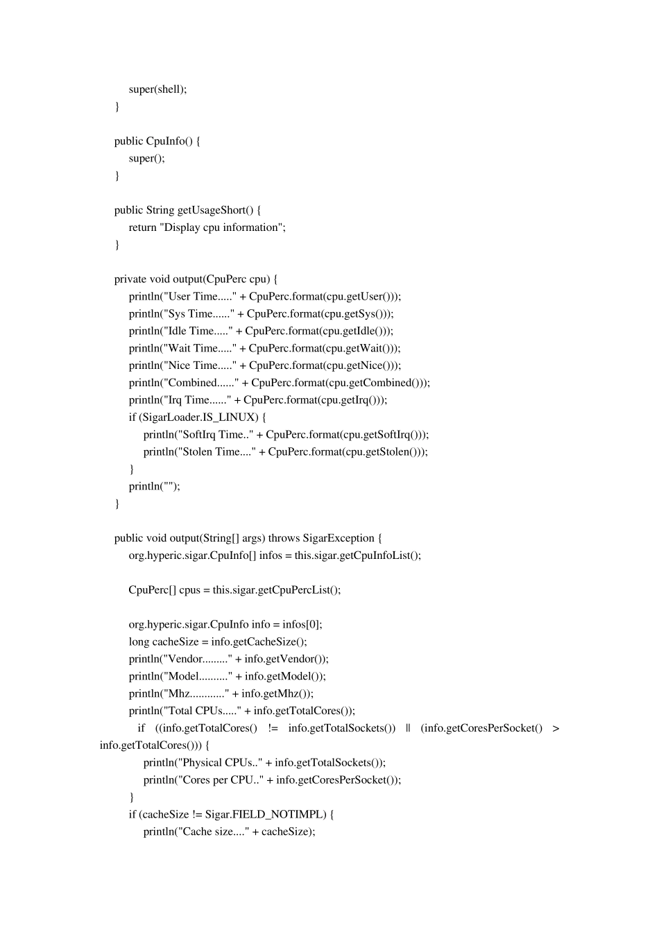 java读取硬件信息_第3页