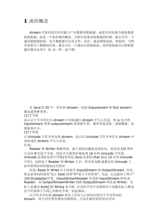 JAVA输入输出流字节流篇(什么时候用哪个)