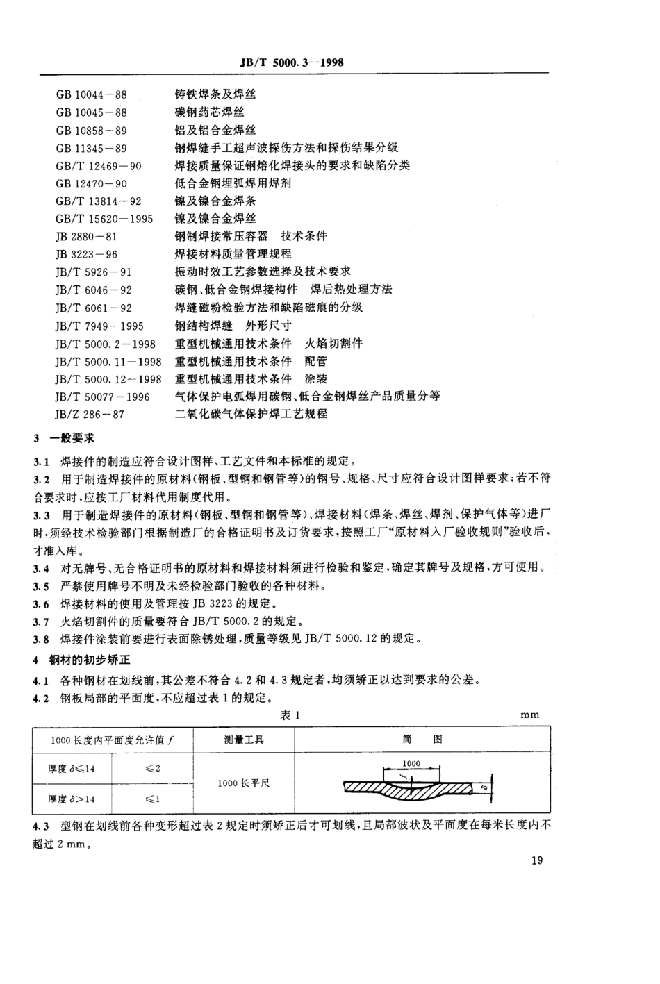 JB5000.31998重型机械通用技术条件焊接件_第3页