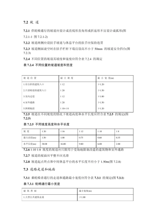 JGJ502001城市道路和建筑物无障碍设计规范2