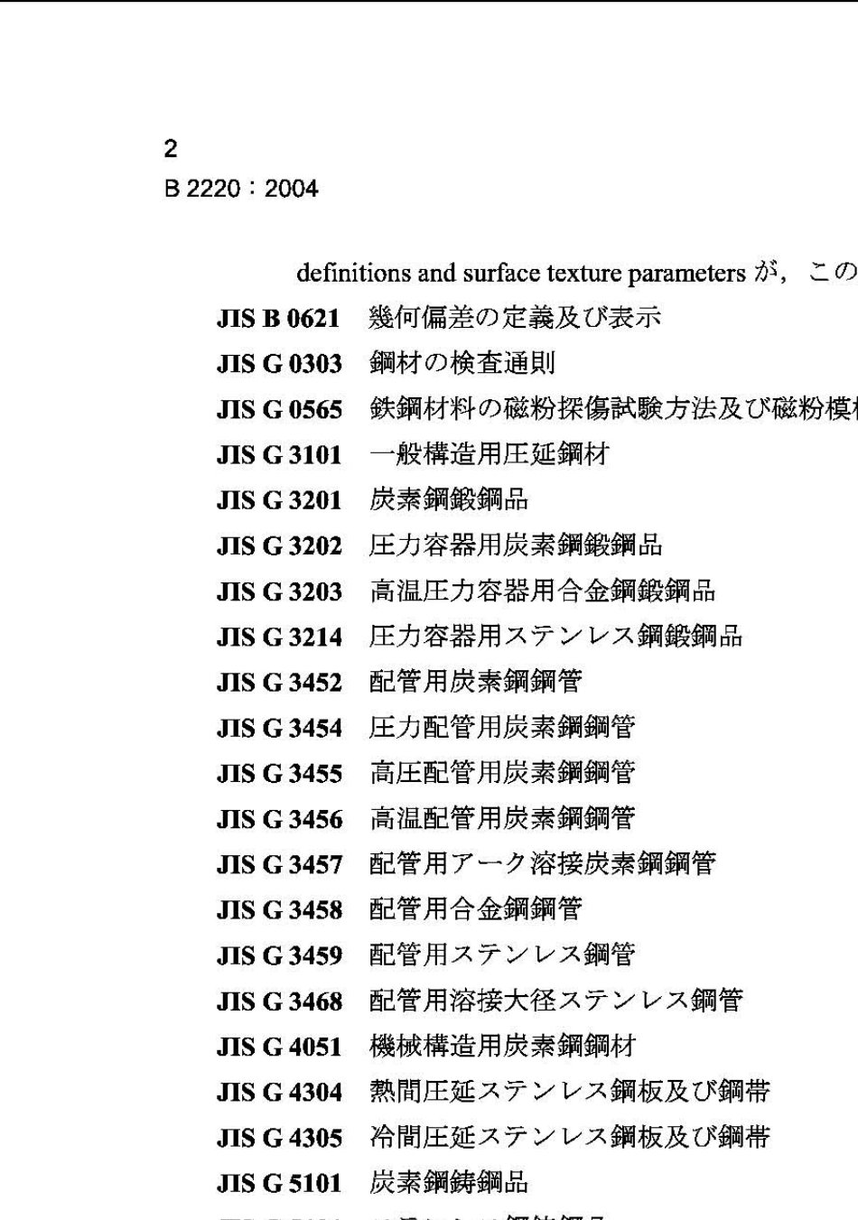 JISB22202004日本法兰标准_第3页