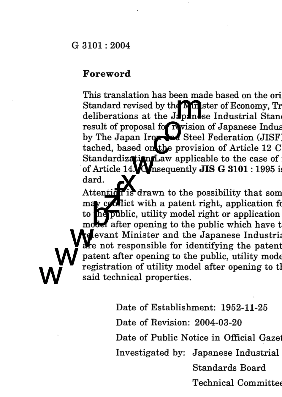 JISG31012004普通结构用轧制钢材(英文版)_第2页