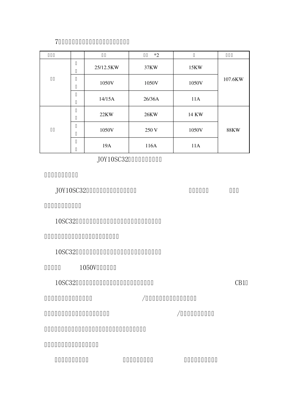JOY10SC32系列交流梭车电气控制系统_第2页