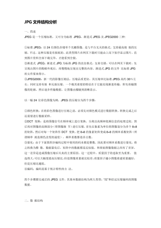 JPG文件结构分析