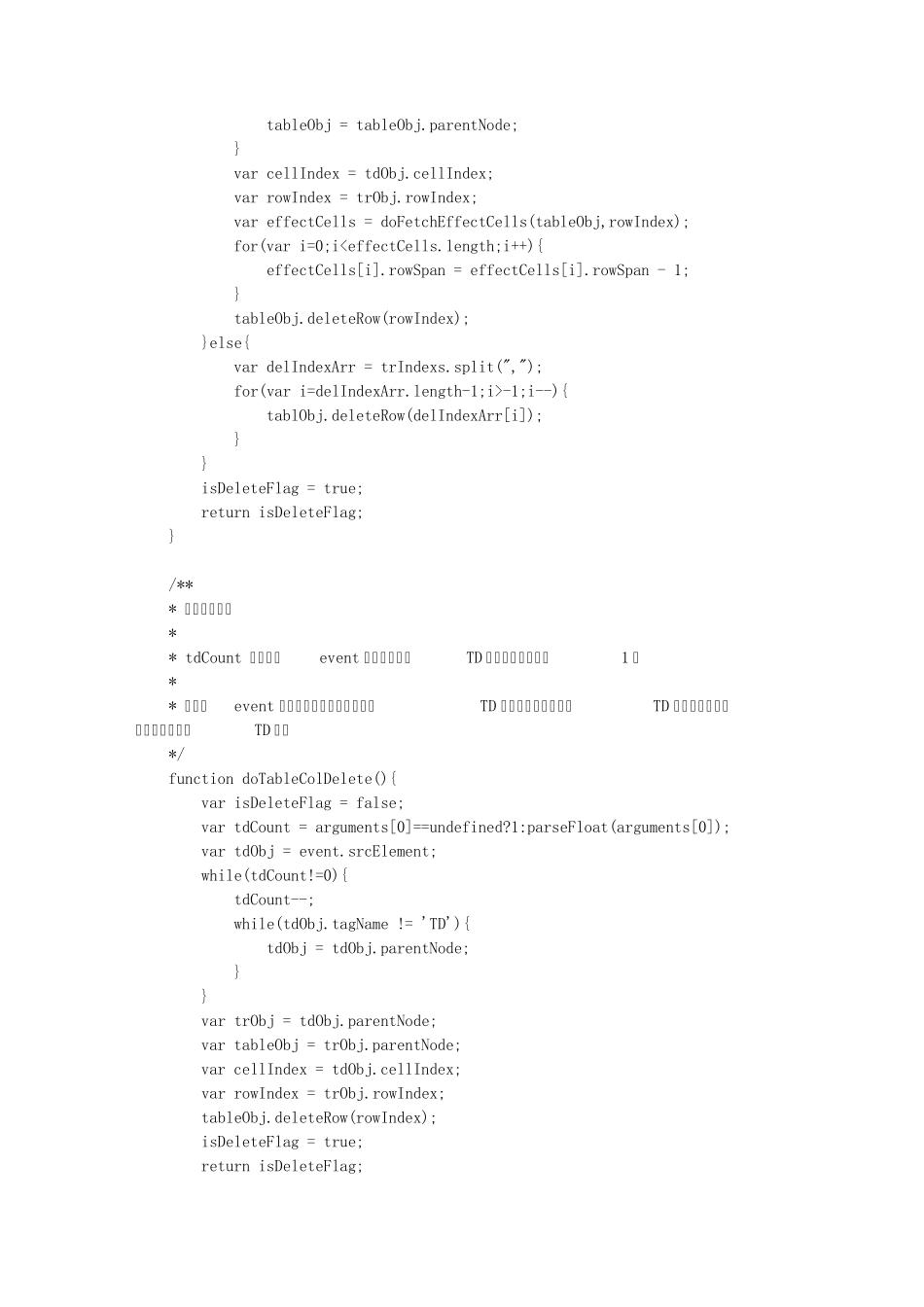 js操作table元素,表格的行列新增、删除汇集_第3页