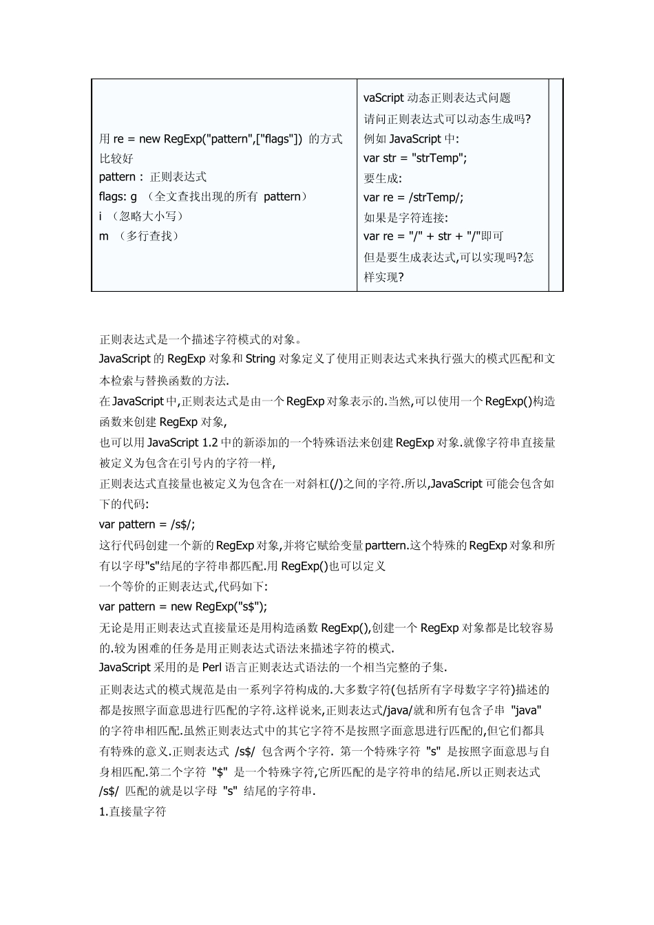 JS正则表达式大全(整理详细且实用)_第2页