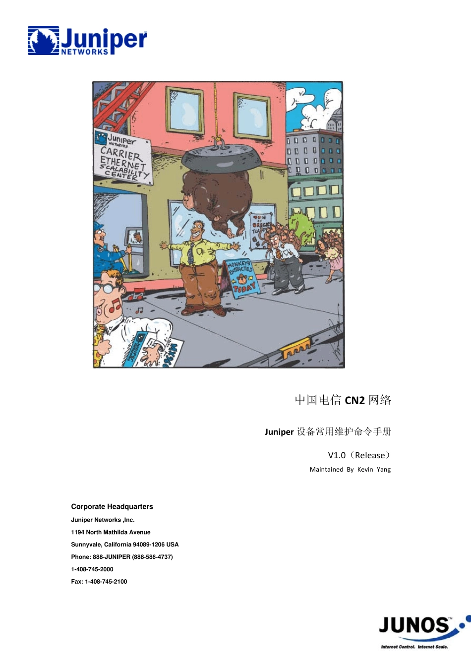 JUNIPER路由器常用维护命令讲解_第1页