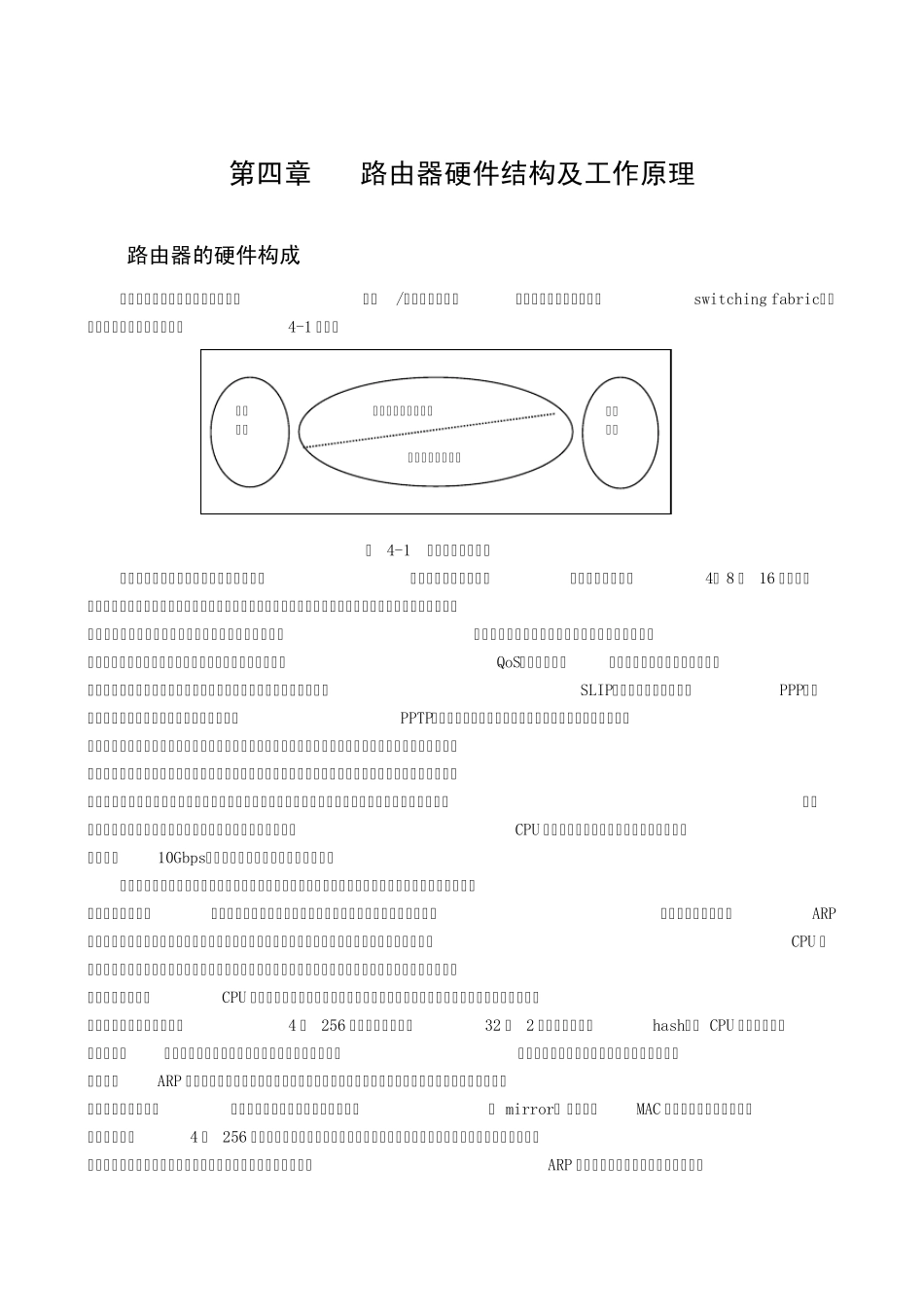 J基础篇_第4章路由器硬件结构及工作原理cll_第1页