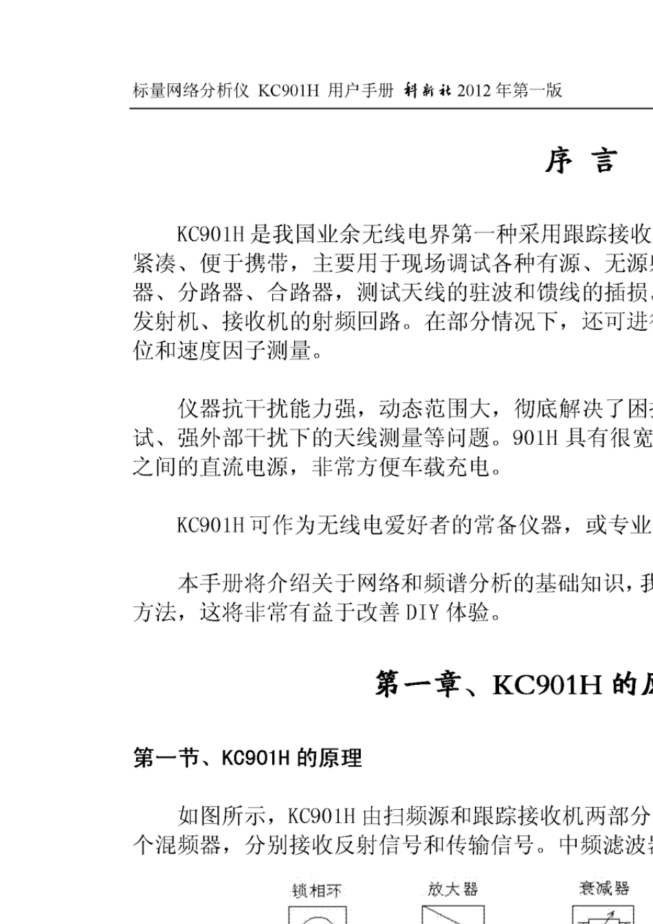 KC901H标量网络分析仪用户手册(适用于非商业应用)_第2页