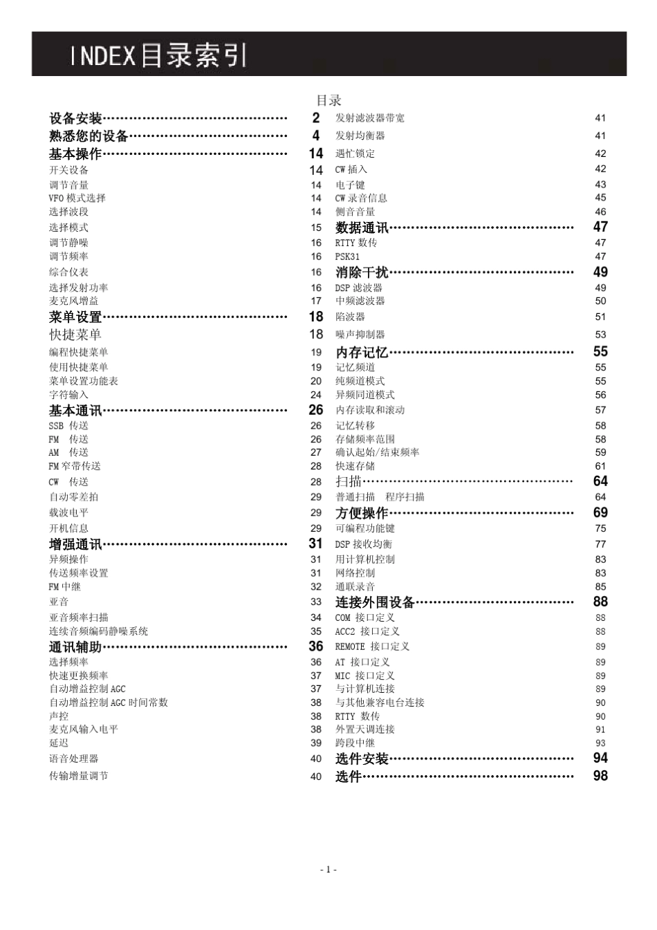 Kenwood建伍TS590S短波电台中文使用说明书_第2页