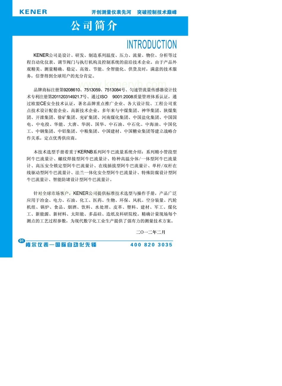 KERNB阿牛巴流量计技术说明书_第2页