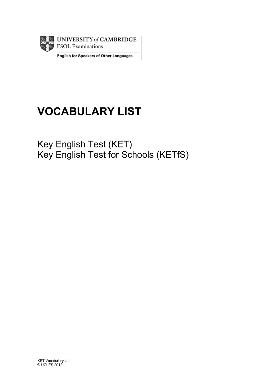 KET官方词汇表_第1页