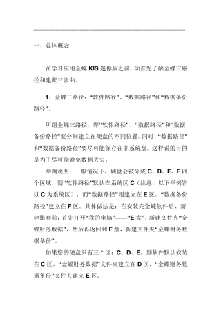 Kingdee金蝶财务软件迷你版使用方法教程