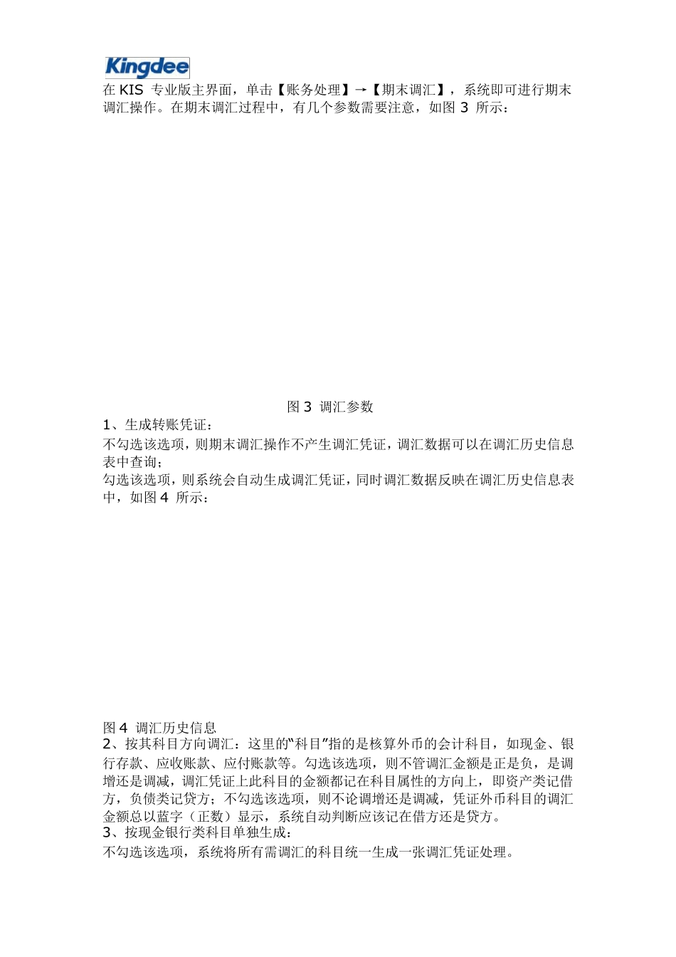 KIS专业版期末调汇业务详解_第3页
