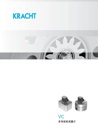 KRACHT齿轮流量计