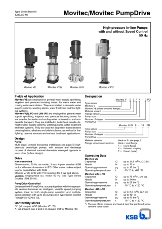 KSB凯士比给水泵样本3