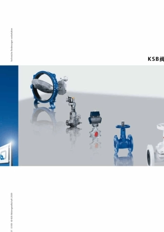 KSB阀门中文总样本目录