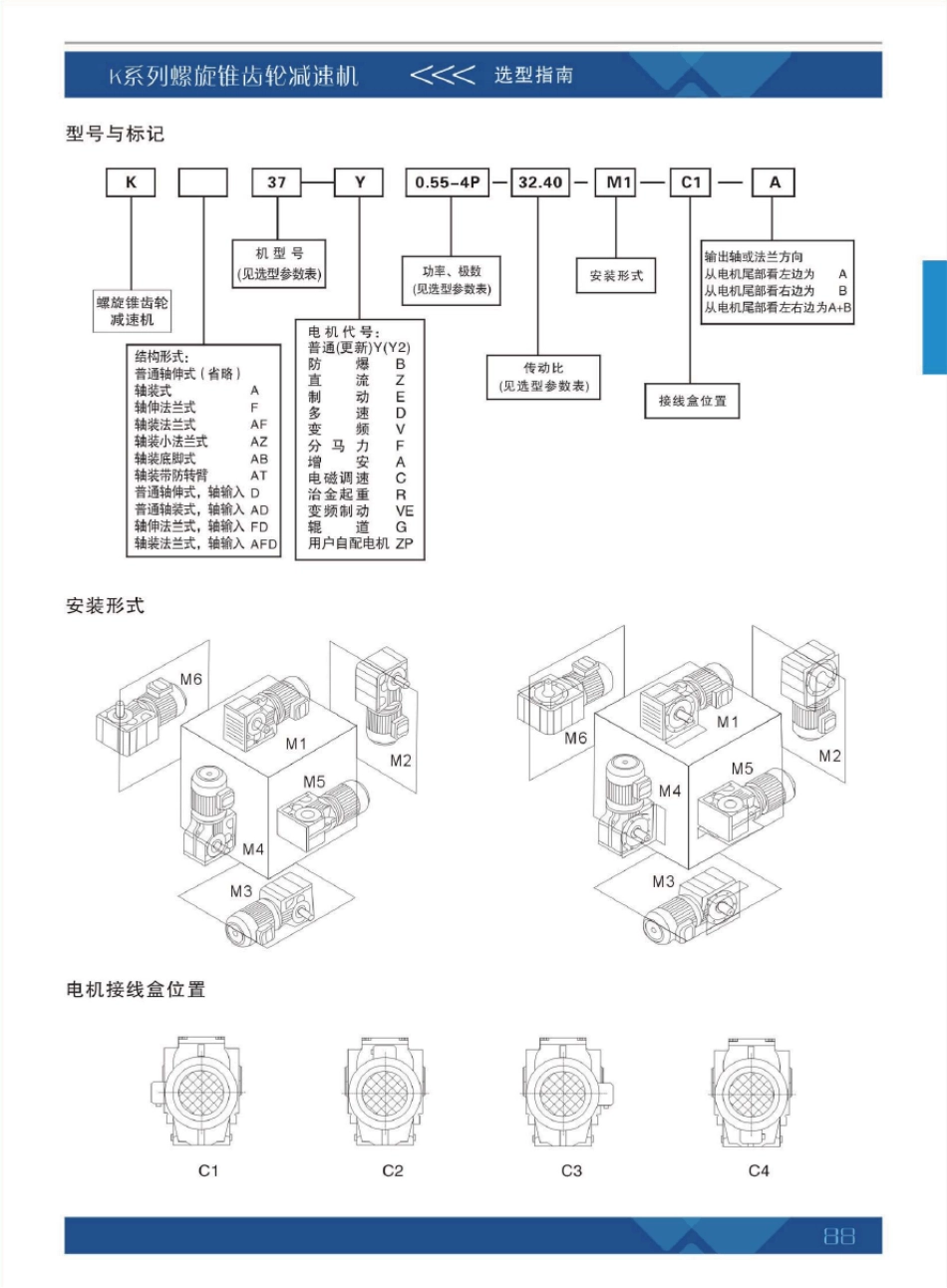 K系列螺旋锥齿轮减速机样本_第2页