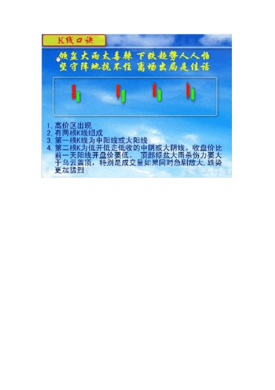 K线口诀详细图解_第3页