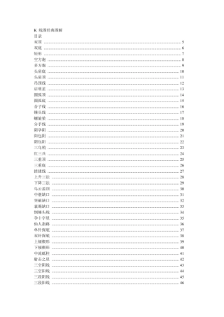 K线图经典图解