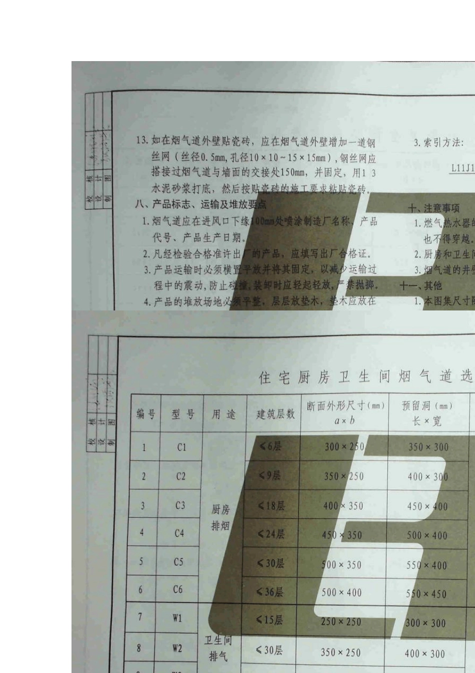 L11J105住宅排气道图集_第3页