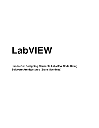 LabVIEW2011状态机之二