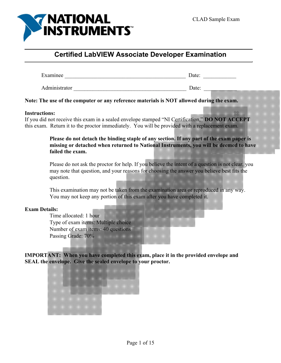 LabVIEWCLAD认证模拟题_第1页