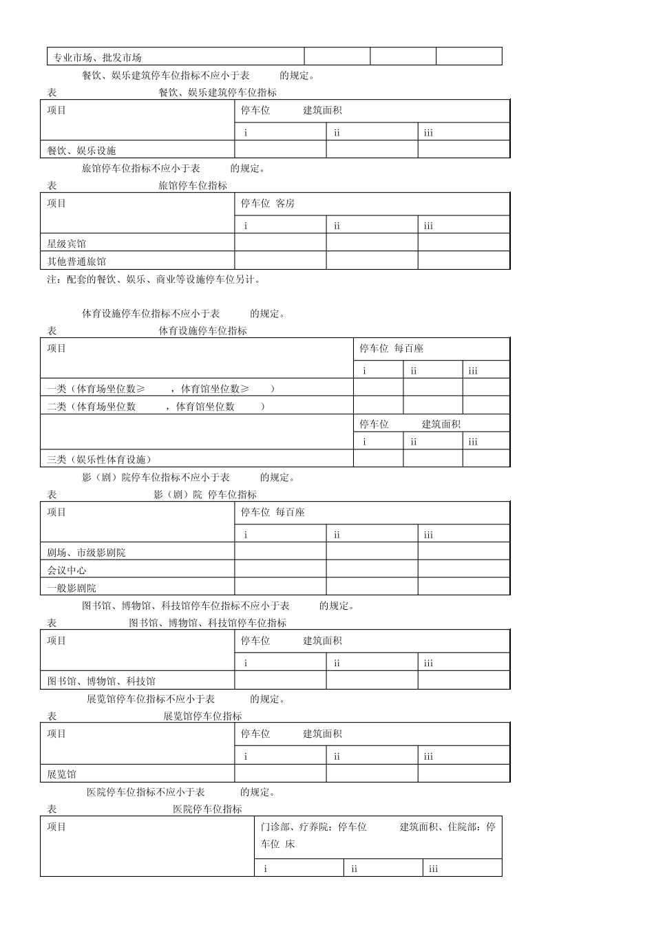 《杭州市城市建筑工程机动车停车位配建标准实施细则》_第3页