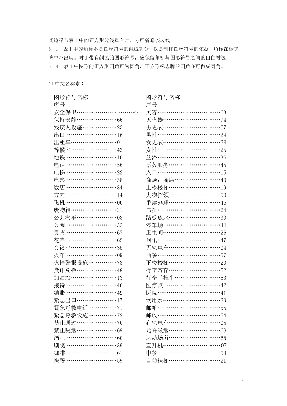 《标志用公共信息图形符号第1部分：通用符号》GBT1000112001_第3页