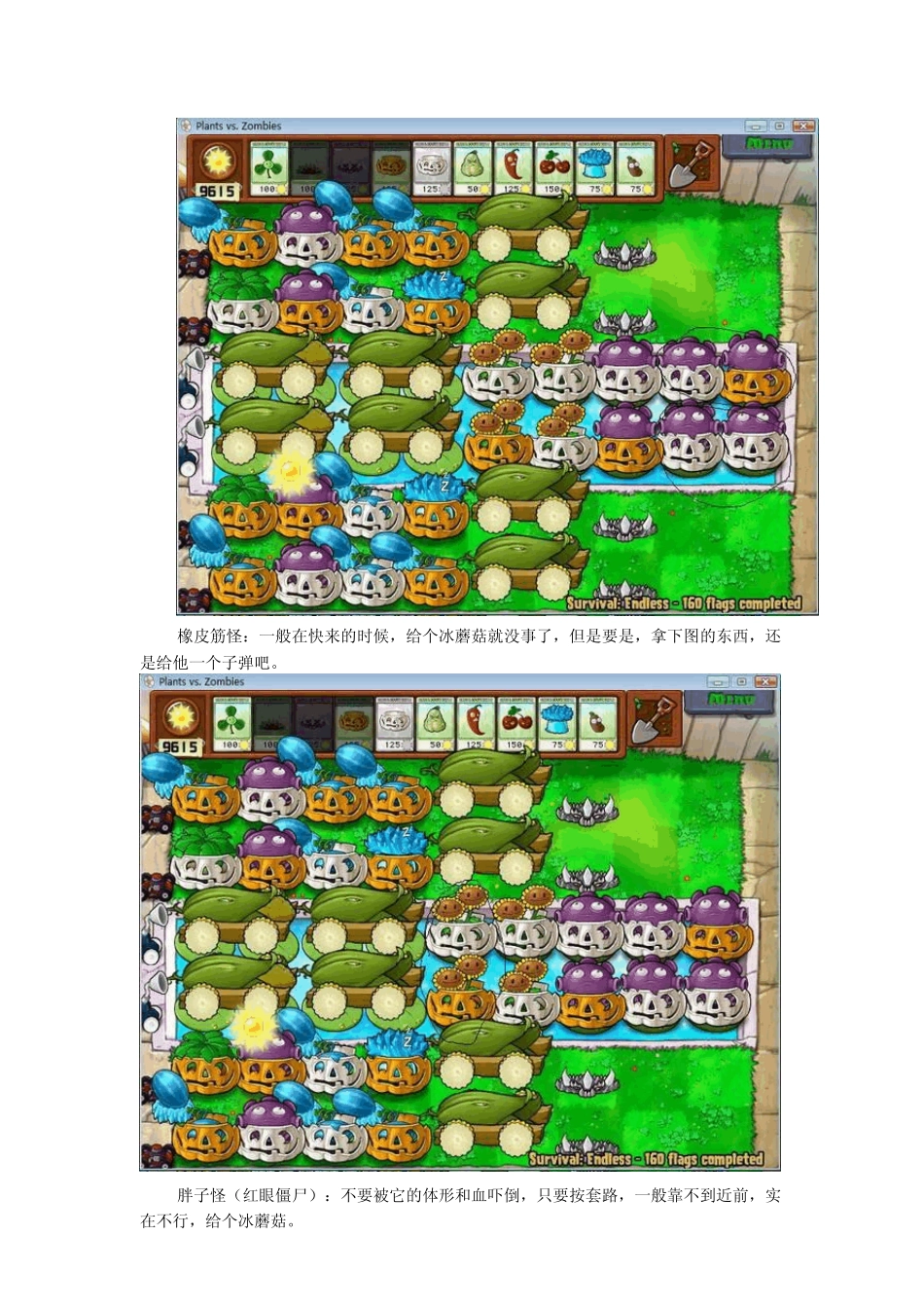 《植物大战僵尸》无限生存模式攻略(8炮流1024关_第3页
