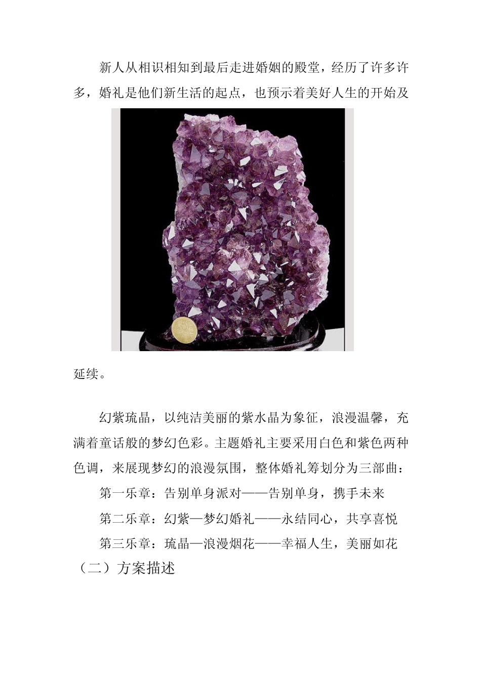 《水晶之恋》婚礼策划_第2页