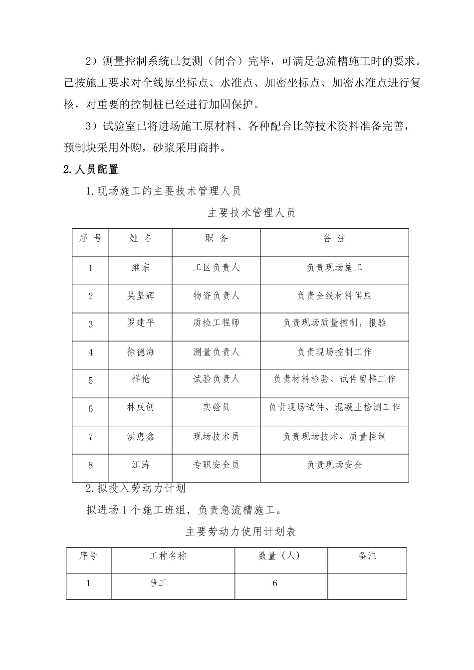急流槽工程施工组织设计方案_第3页