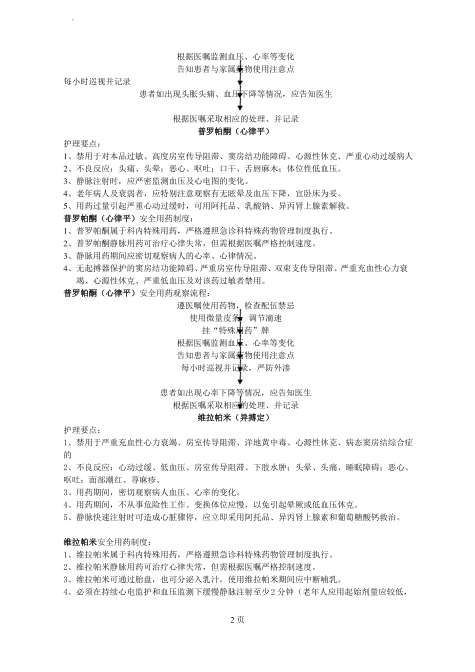 急诊药物不良反应及观察要点_第2页