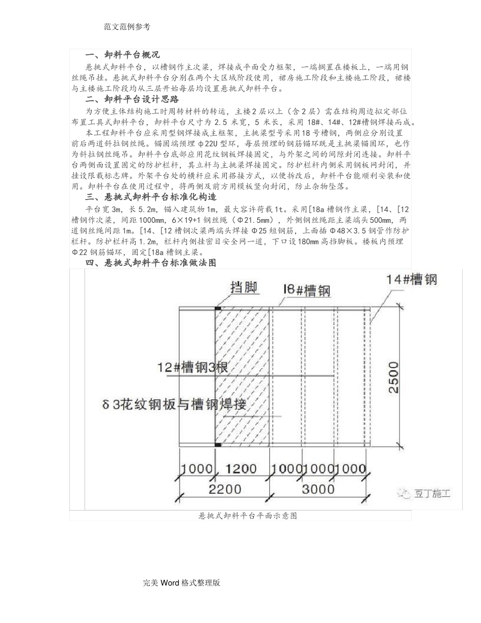 悬挑卸料平台标准化做法_第1页