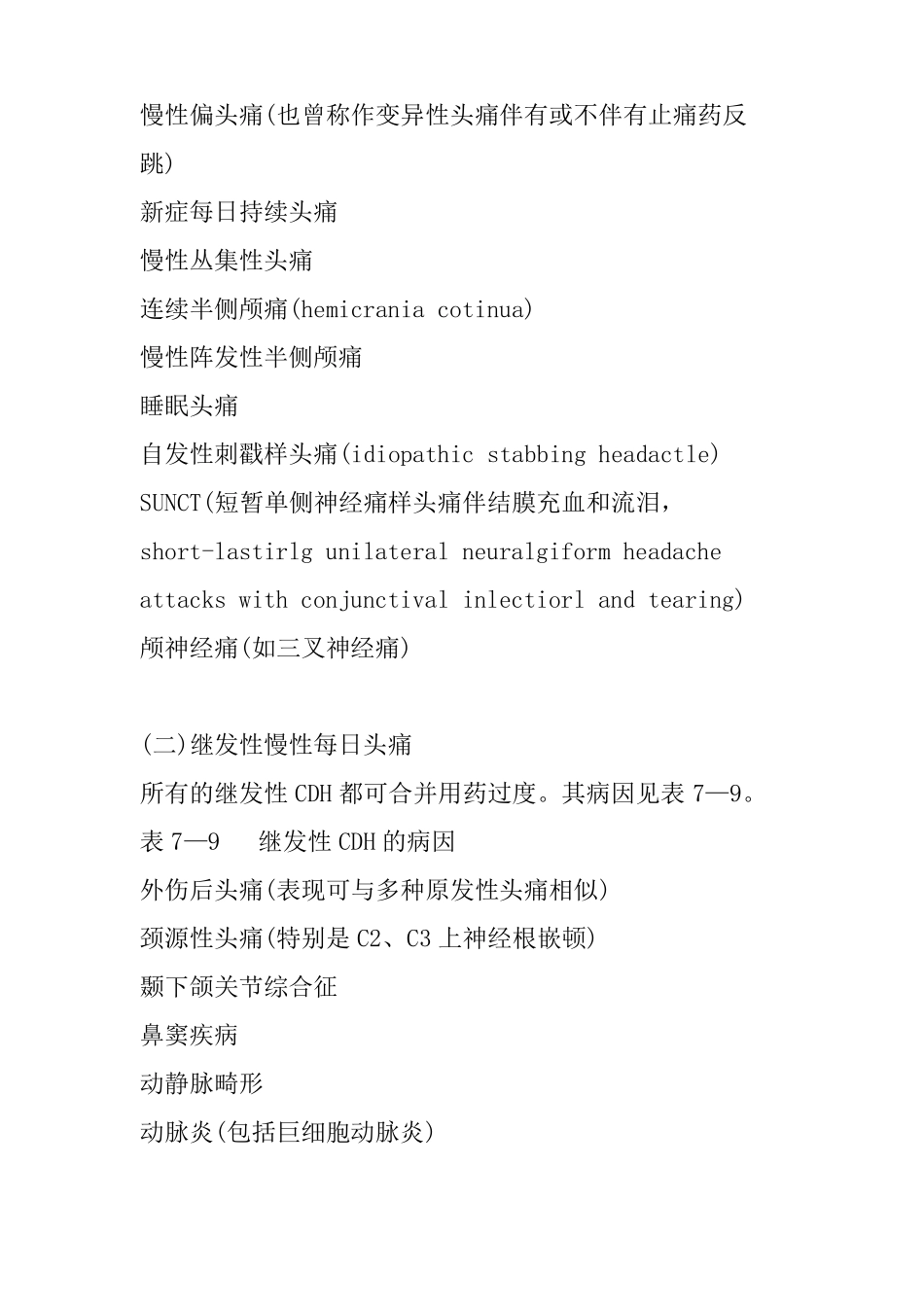 慢性每日头痛诊疗指引_第2页