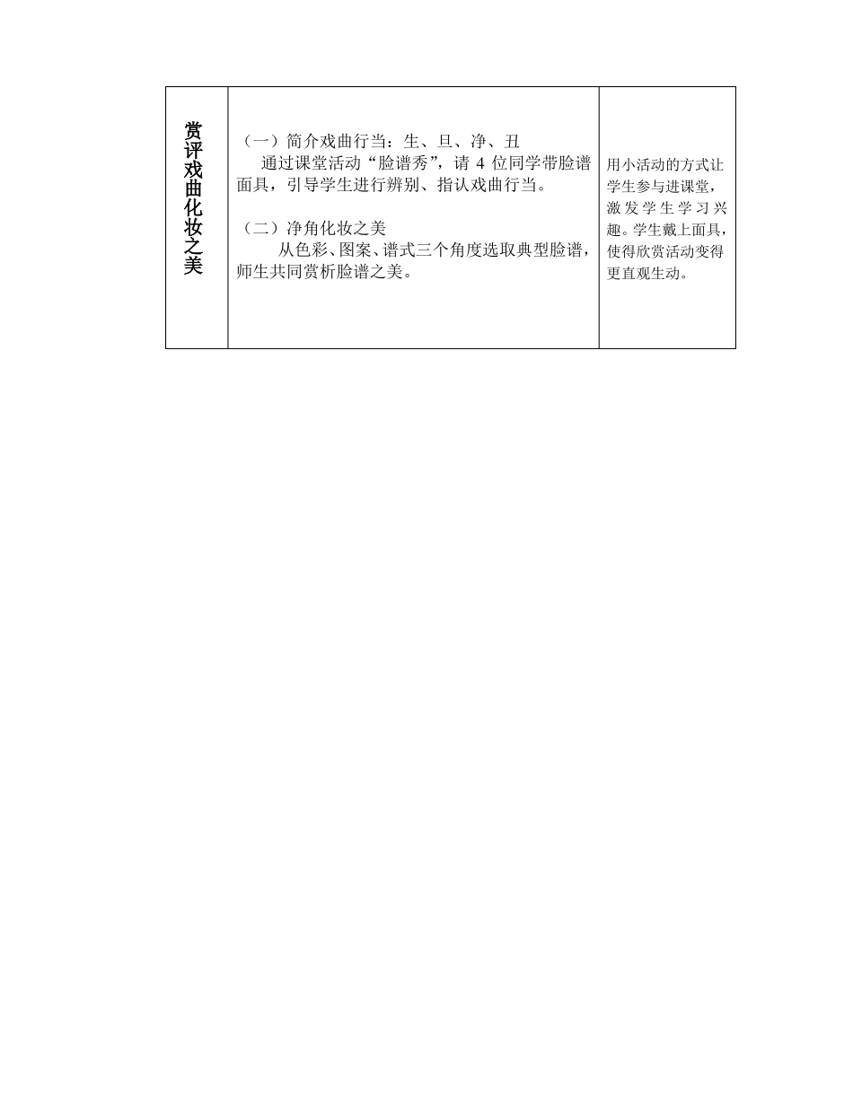 戏曲美术教学设计_第3页