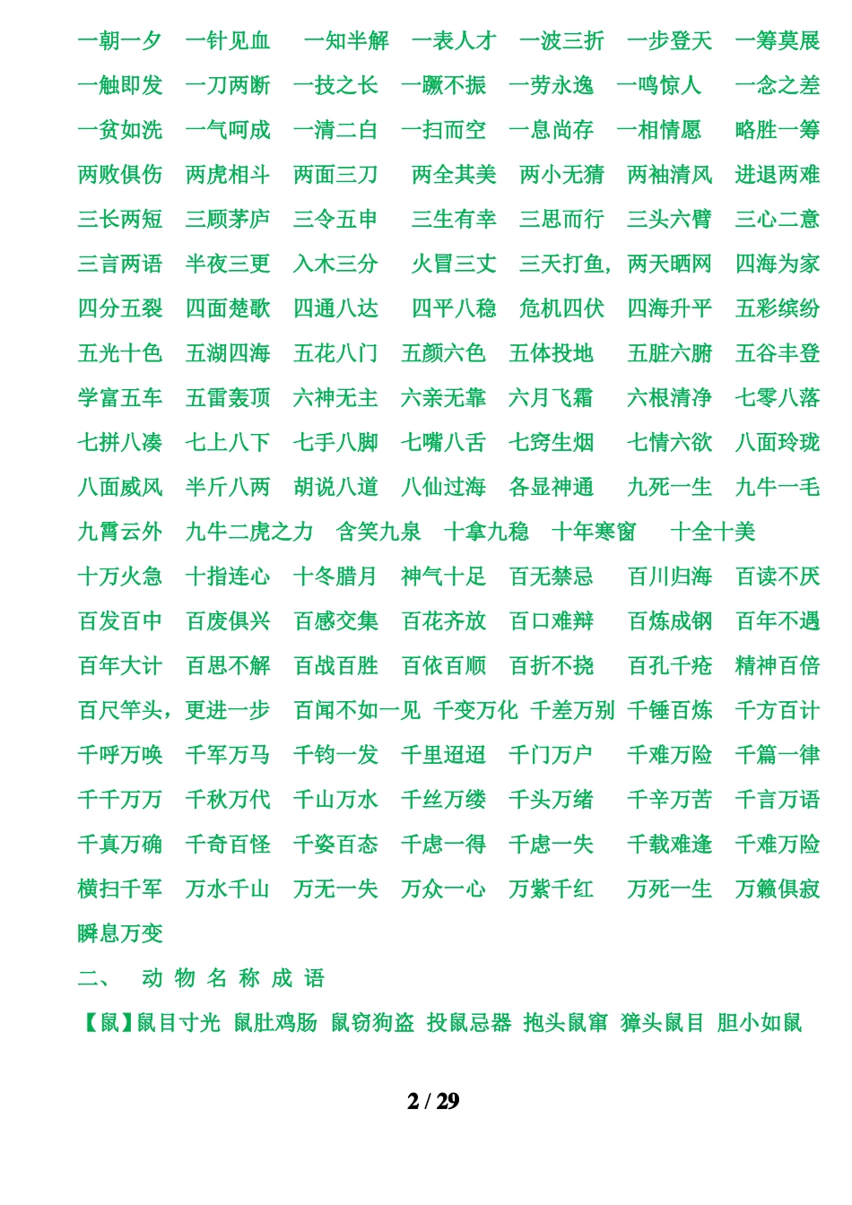 成语词语知识大全_第2页