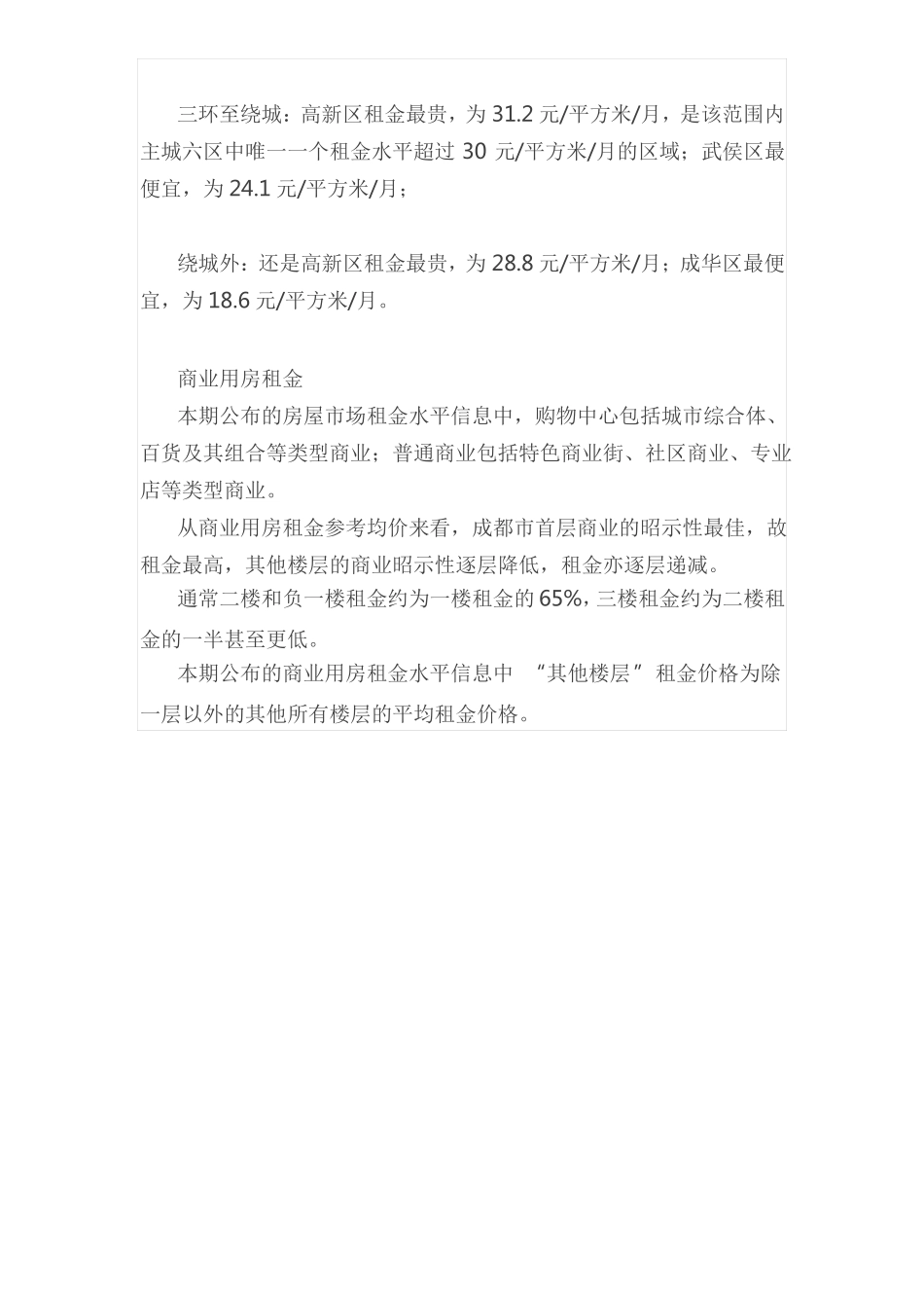 成都房屋租金备查表_第2页