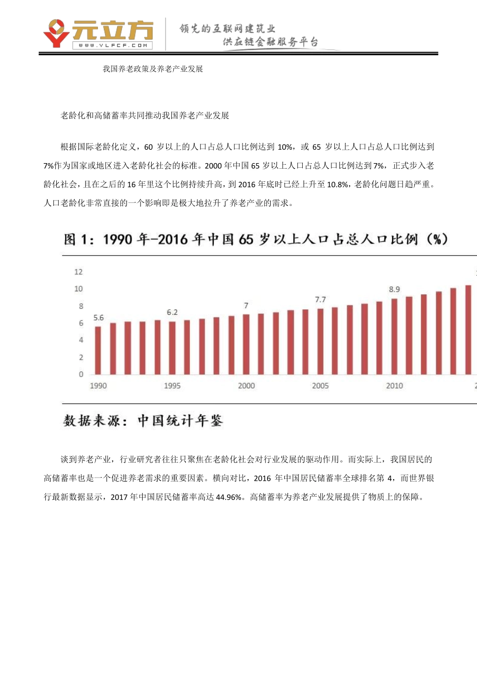 我国养老政策及养老产业发展_第1页