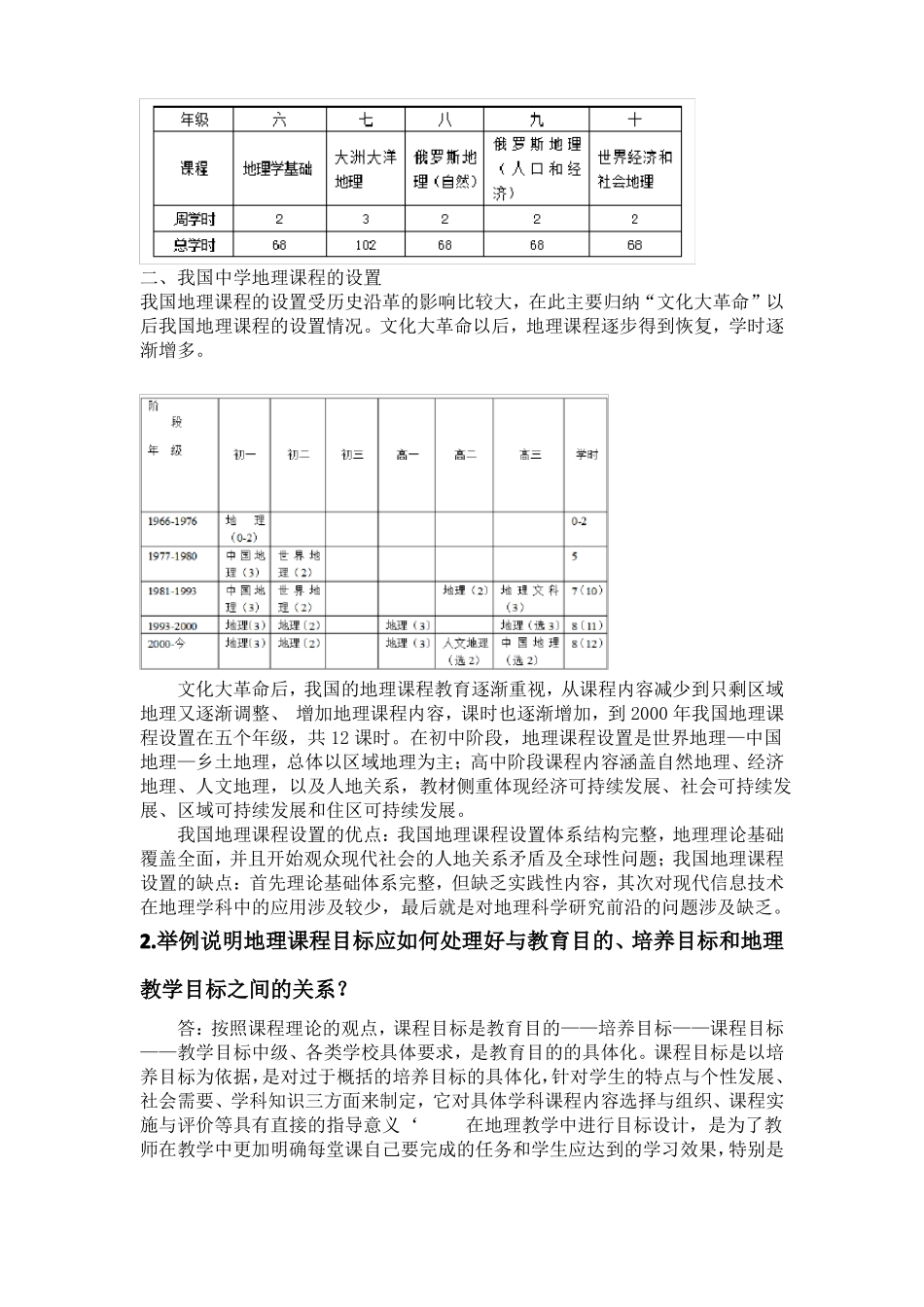 我国地理课程设置与结构的优缺点_第3页