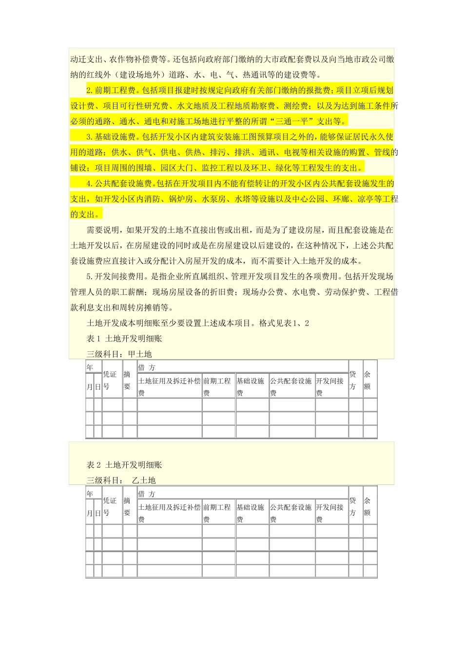 房地产企业开发成本核算的内容_第3页