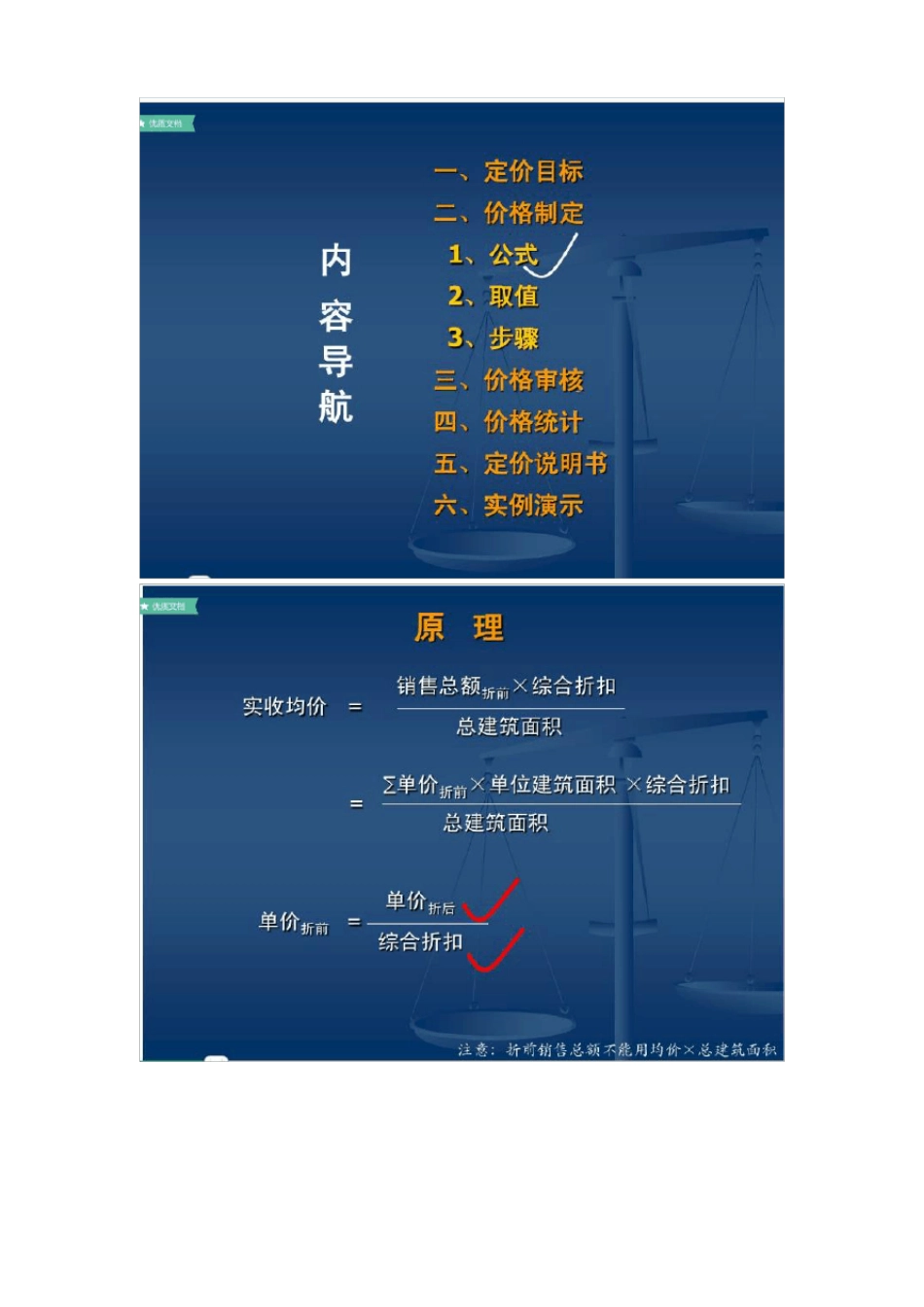房地产住宅项目价格表的制作方法_第3页