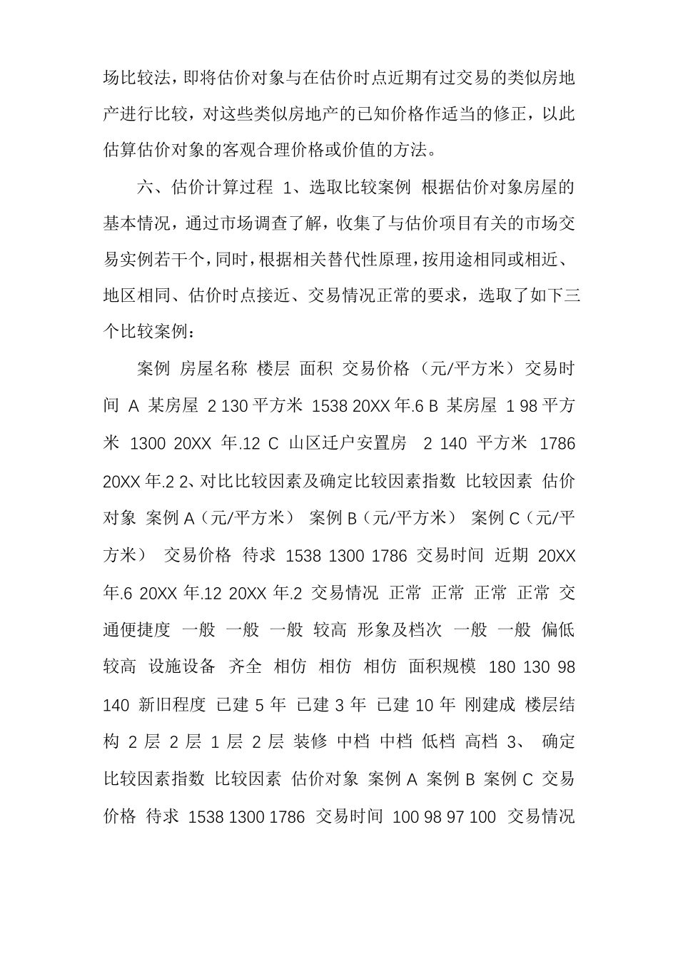 房屋价值评价报告_第3页