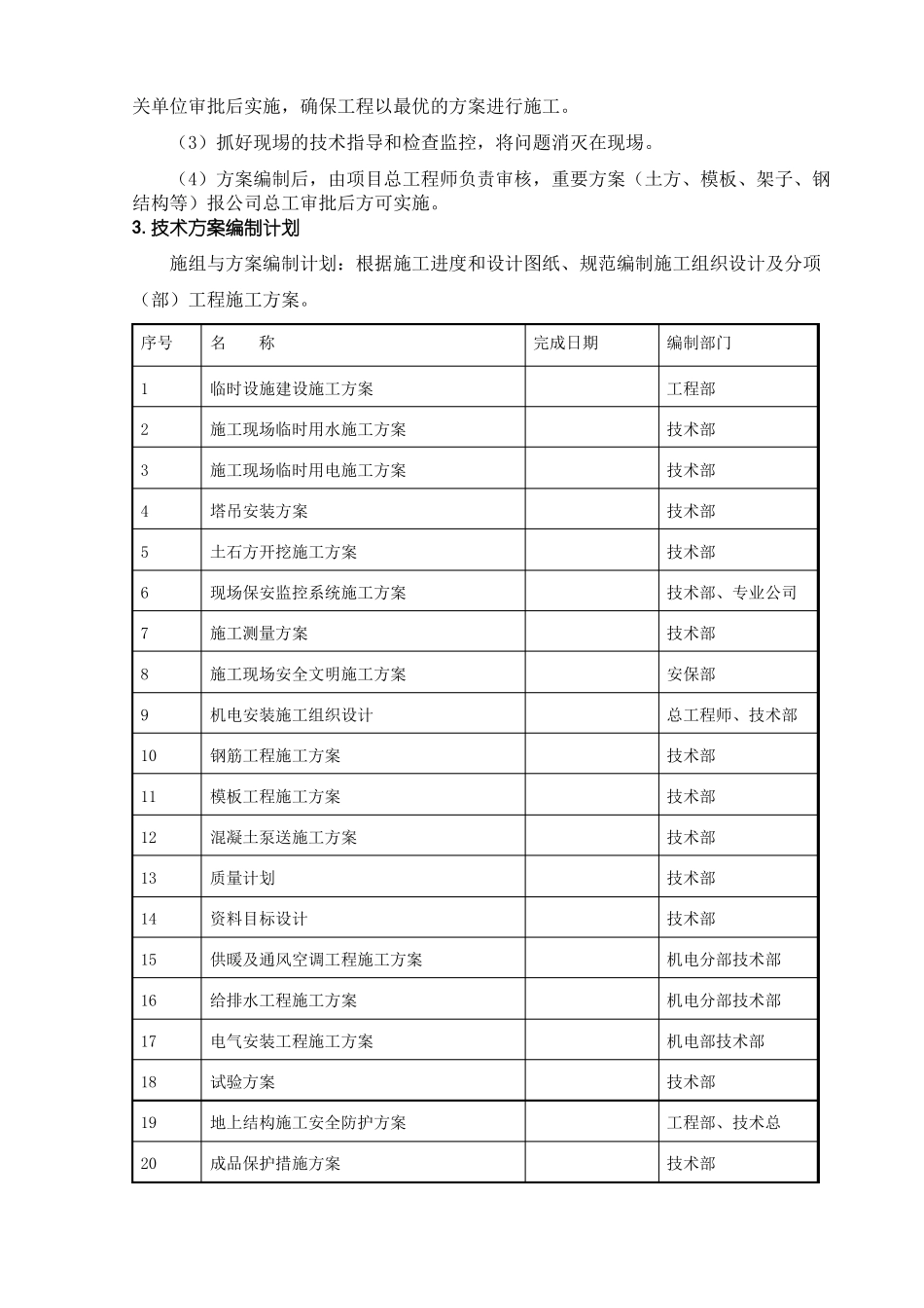 房建工程技术管理方案_第2页