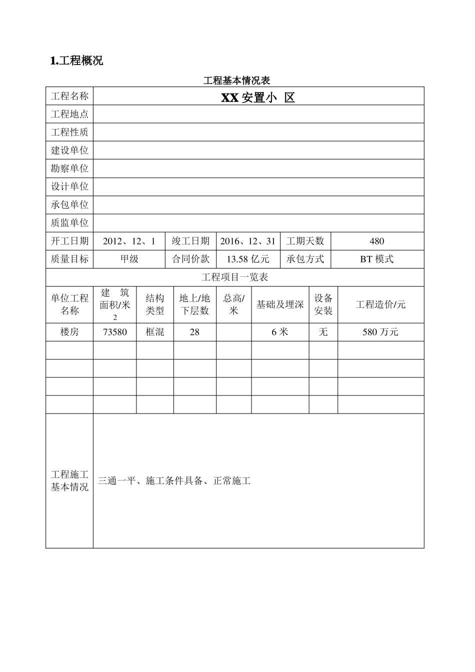 房建工程监理月报范本详细_第3页