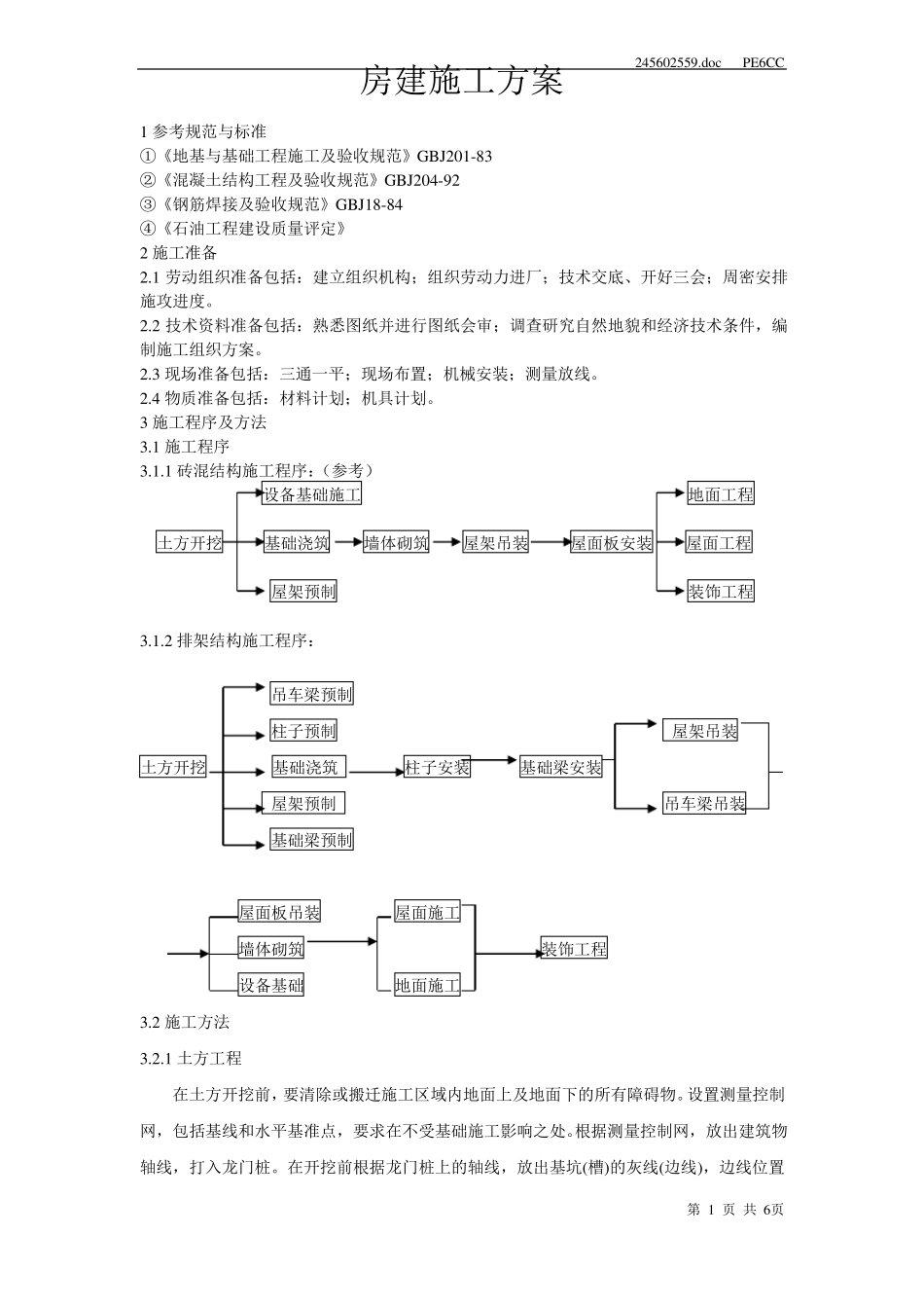房建施工方案_第1页