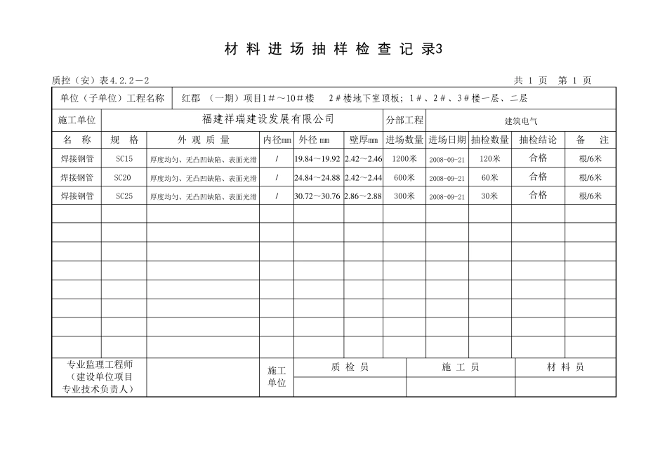 扁钢、圆钢进场检查_第3页