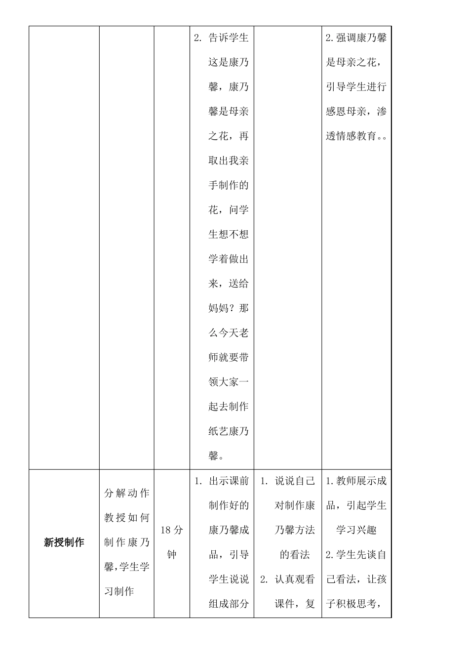 手工制作康乃馨教案_第3页