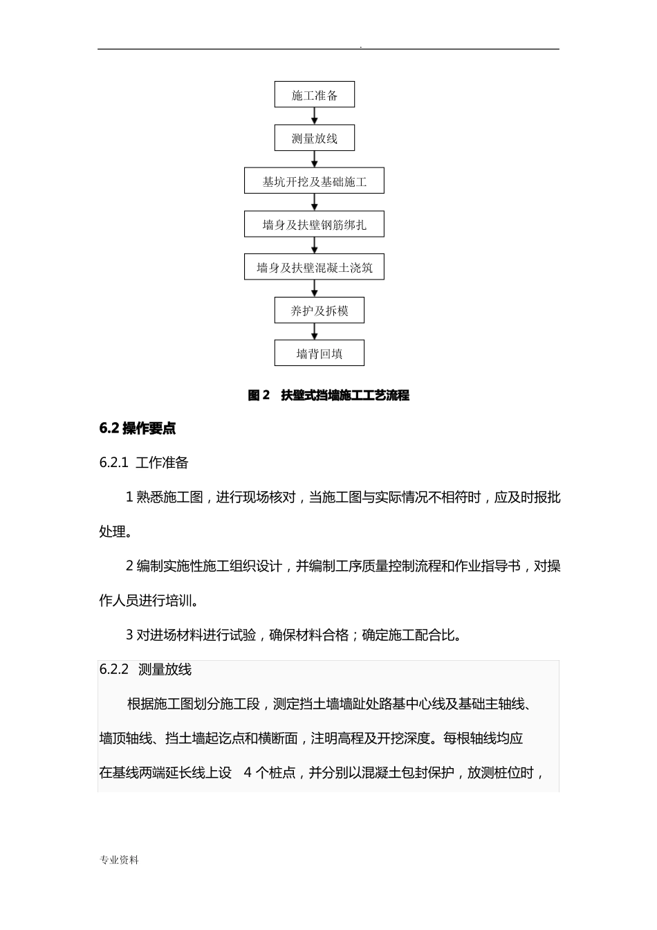 扶壁式挡土墙施工工艺工法_第3页