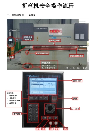 折弯机安全操作培训流程